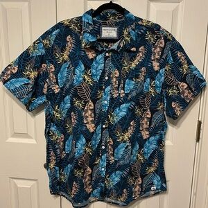Free Planet Tropical Print Shirt